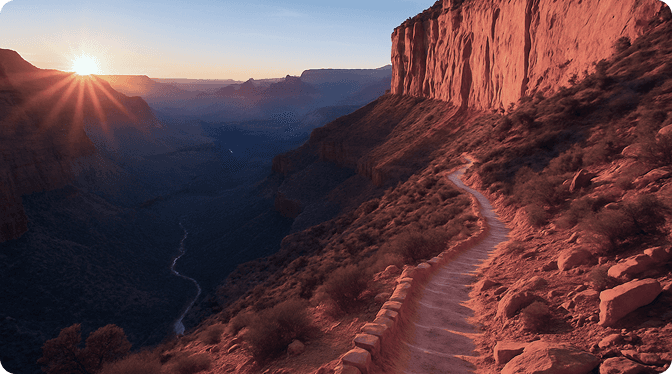 Grand Canyon Rim-to-Rim-to-Rim Challenge